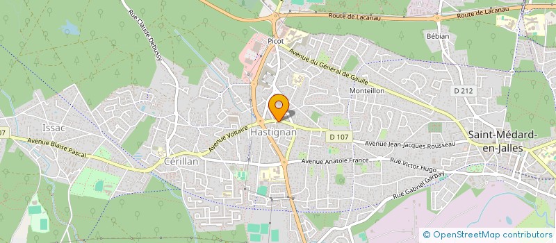 localisation de l'entreprise INDIVISION GOURDET LEMONNIER  SAINT-MEDARD-EN-JALLES