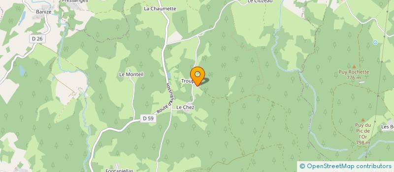 localisation de l'entreprise INDIVISION GOURDY AGNES JEAN-LUC GUILLAUME  LA NOUAILLE