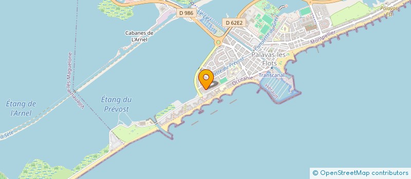 localisation de l'entreprise INDIVISION GOUTY à PALAVAS-LES-FLOTS