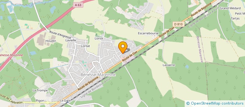 localisation de l'entreprise INDIVISION GOUVEIA DOS SANTOS  BENESSE-MAREMNE