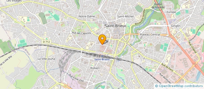 localisation de l'entreprise INDIVISION GOUZENNE à SAINT-BRIEUC