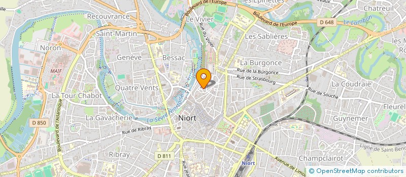localisation de l'entreprise INDIVISION GOUZIEN COULONDRE à NIORT