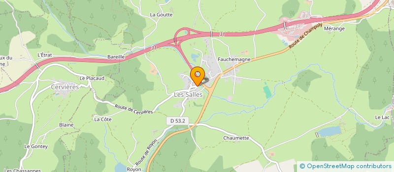 localisation de l'entreprise INDIVISION GOYON PASCAL  LES SALLES