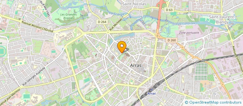 localisation de l'entreprise INDIVISION GOZDZIASZEK MATHIEU ET DUCROCQ JULIE à ARRAS