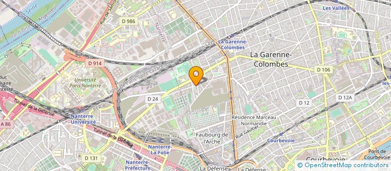 localisation de l'entreprise INDIVISION GRAC à LA GARENNE-COLOMBES