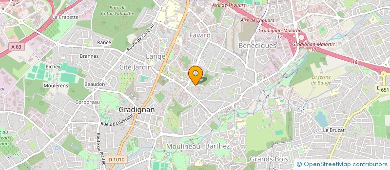 localisation de l'entreprise INDIVISION GRADIGNAN  GRADIGNAN