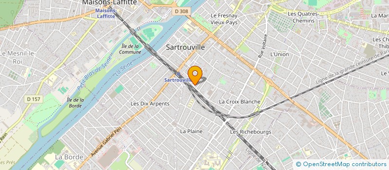 localisation de l'entreprise INDIVISION GRAET - BIGOT  SARTROUVILLE