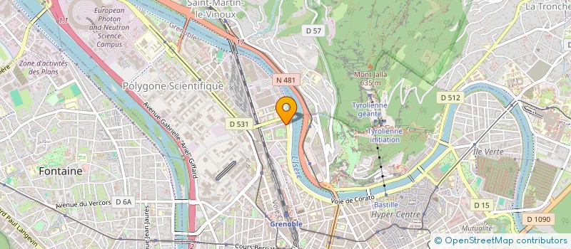 localisation de l'entreprise INDIVISION GRAIZEAU  GRENOBLE