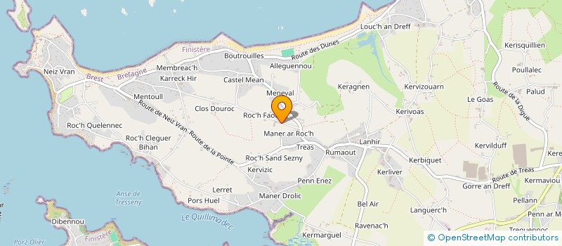 localisation de l'entreprise INDIVISION GRALL à KERLOUAN