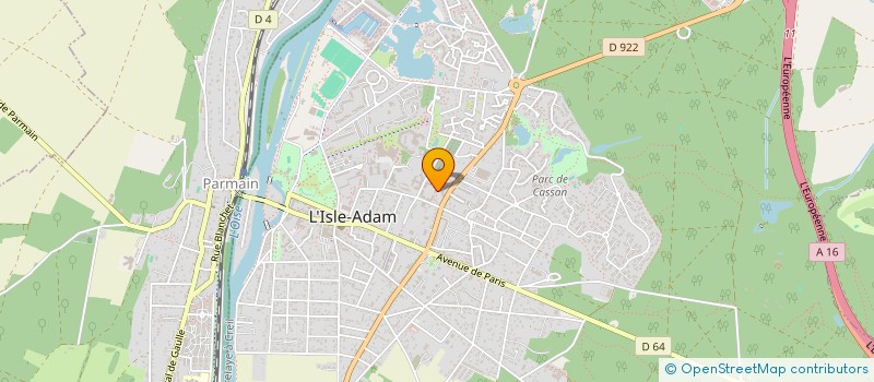 localisation de l'entreprise INDIVISION GRAMONT  L'ISLE-ADAM