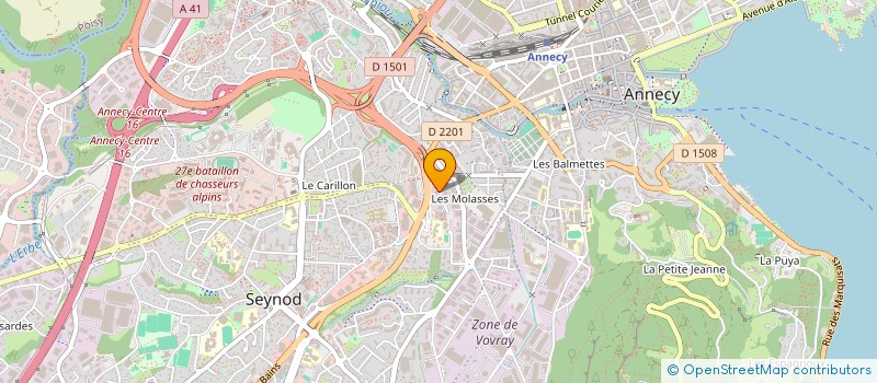 localisation de l'entreprise INDIVISION GRAND ET KESMARKY KULLMANN à ANNECY