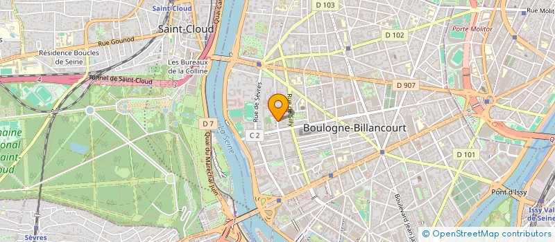 localisation de l'entreprise INDIVISION GRANDIAUD à BOULOGNE-BILLANCOURT