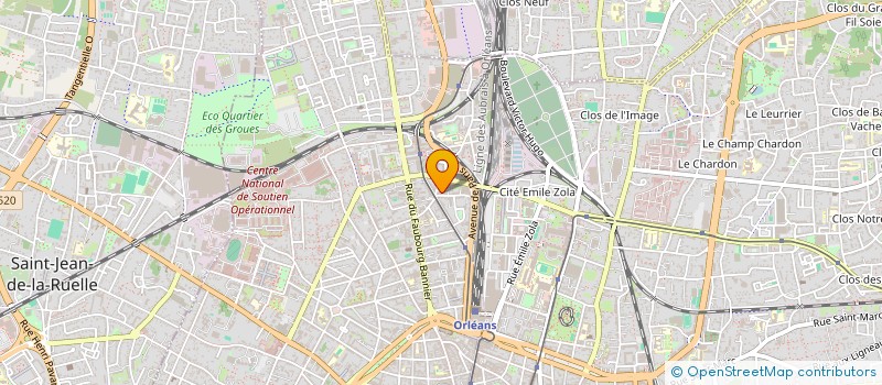 localisation de l'entreprise INDIVISION GRANDJEAN-KIEFFER à ORLEANS