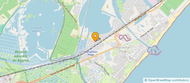 localisation de l'entreprise INDIVISION GRANET-VIGROUX à MARSEILLAN