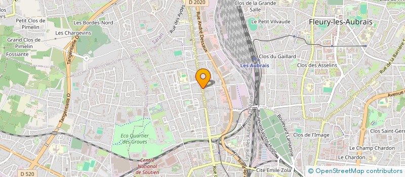 localisation de l'entreprise INDIVISION GRANGE à FLEURY LES AUBRAIS