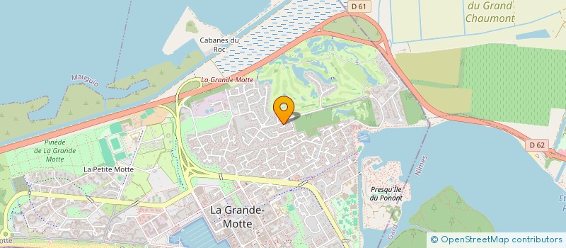 localisation de l'entreprise INDIVISION GRANGE CLEMENCE ET AMMULLER AXEL  LA GRANDE-MOTTE