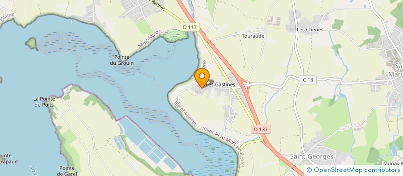 localisation de l'entreprise INDIVISION GRANGIER HEURTEUX  SAINT-PERE-MARC-EN-POULET