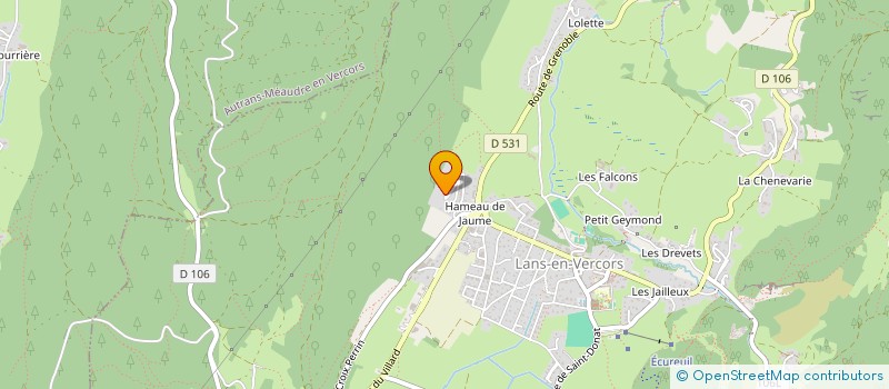 localisation de l'entreprise INDIVISION GRANIE/DELISLE  LANS-EN-VERCORS