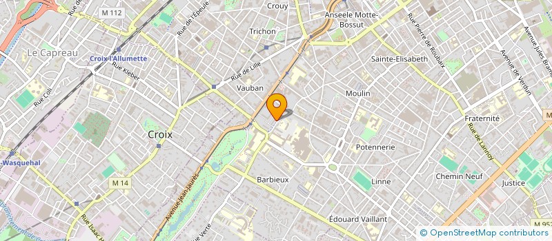 localisation de l'entreprise INDIVISION GRARD  ROUBAIX