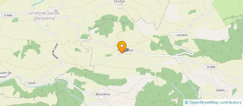 localisation de l'entreprise INDIVISION GRATADEIX ALEXANDRE ET ESTELLE  LE VERNET-SAINTE-MARGUERITE