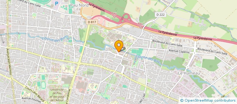 localisation de l'entreprise INDIVISION GRAU / CHOURRE à PAU