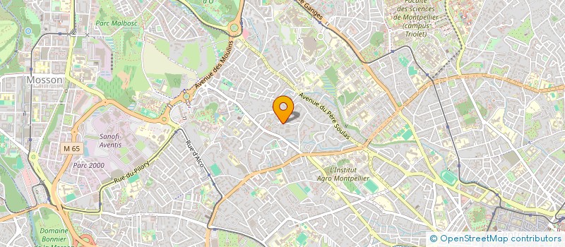 localisation de l'entreprise INDIVISION GRAU - LORAND à MONTPELLIER