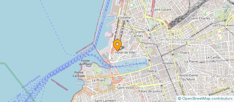localisation de l'entreprise INDIVISION GRAVET LOPES GALHARDO à MARSEILLE