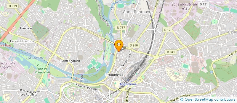 localisation de l'entreprise INDIVISION GRAVOUIL JAUNATRE à ANGOULEME