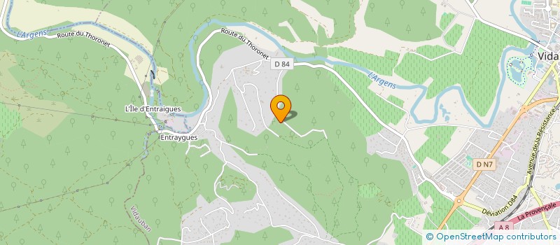 localisation de l'entreprise INDIVISION GREARD SEBASTIEN ET FOTINAR CHARLOTTE  VIDAUBAN