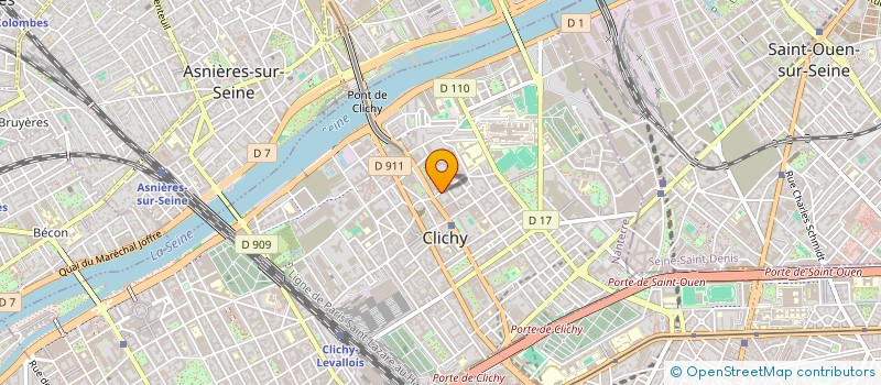 localisation de l'entreprise INDIVISION GREBER GUILLAUME ET ROCHE LOUISE MARIE à CLICHY