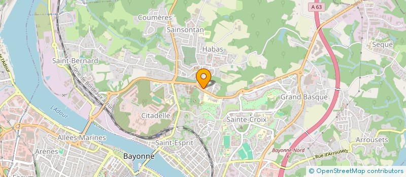 localisation de l'entreprise INDIVISION GREDOIRE / ERRANDONEA à BAYONNE