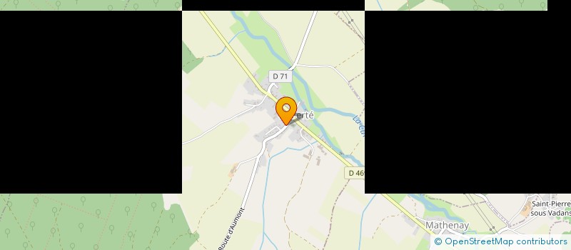 localisation de l'entreprise INDIVISION GREGOIRE  LA FERTE