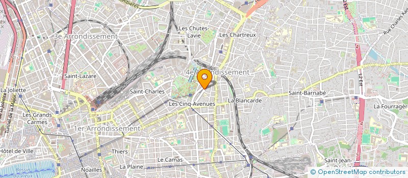 localisation de l'entreprise INDIVISION GREGORY / COUREON  MARSEILLE