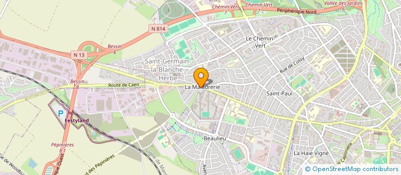 localisation de l'entreprise INDIVISION GRENET à CAEN