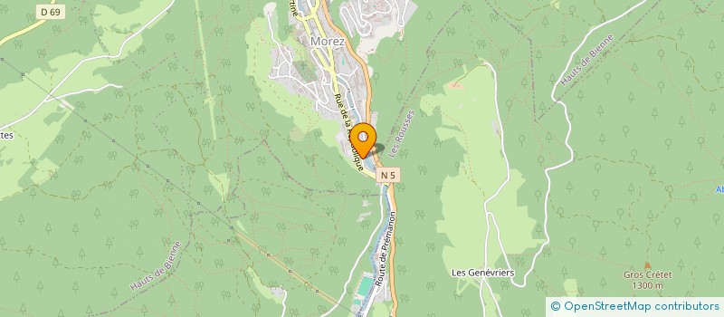 localisation de l'entreprise INDIVISION GRENIER  HAUTS DE BIENNE