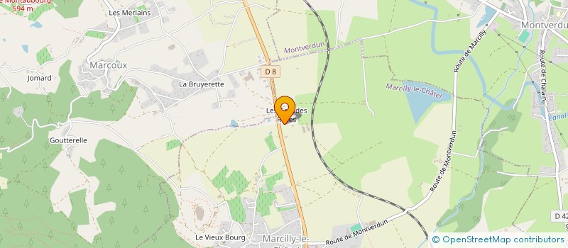 localisation de l'entreprise INDIVISION GRENIER  MARCILLY-LE-CHATEL