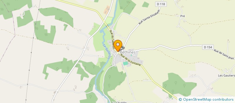 localisation de l'entreprise INDIVISION GRIFFON  BETHINES