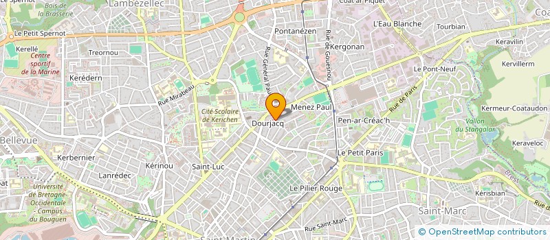 localisation de l'entreprise INDIVISION GRIHARD-TANGUY à BREST