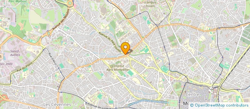localisation de l'entreprise INDIVISION GRILLON RENAUDIN à MONTPELLIER