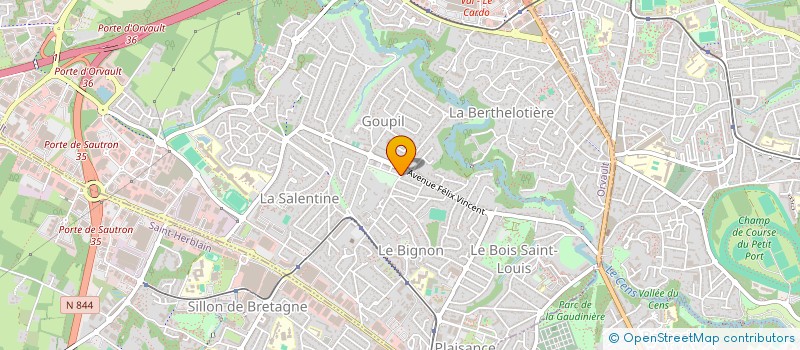 localisation de l'entreprise INDIVISION GRIMAUD à ORVAULT