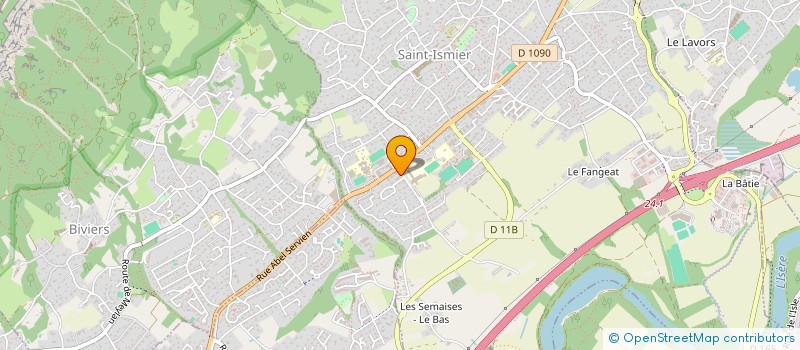 localisation de l'entreprise INDIVISION GRIMAUD  SAINT-ISMIER