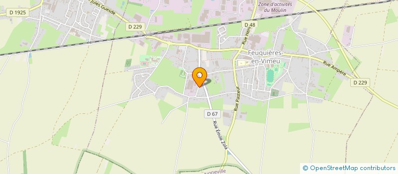 localisation de l'entreprise INDIVISION GRISEL  FEUQUIERES-EN-VIMEU