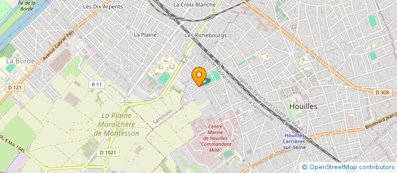 localisation de l'entreprise INDIVISION GRISEY LE GALLES à CARRIERES-SUR-SEINE