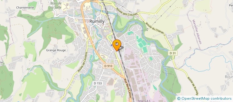 localisation de l'entreprise INDIVISION GRIVES-LEPRETRE  RUMILLY