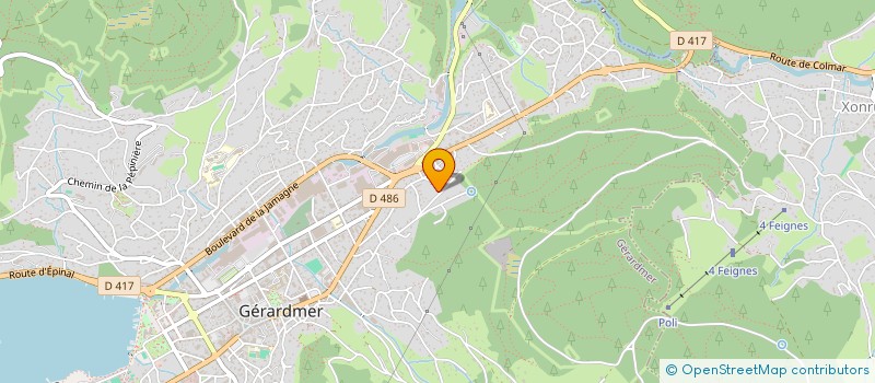 localisation de l'entreprise INDIVISION GROMER DOUVIER à GERARDMER