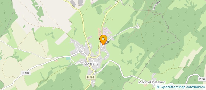 localisation de l'entreprise INDIVISION GROSPERRIN à MAGNY-CHATELARD