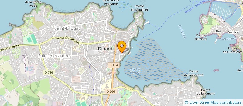 localisation de l'entreprise INDIVISION GROSSE  DINARD