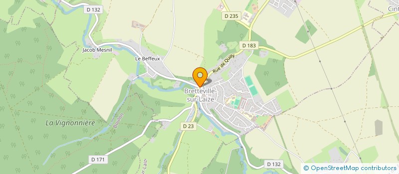 localisation de l'entreprise INDIVISION GROSSET à BRETTEVILLE-SUR-LAIZE