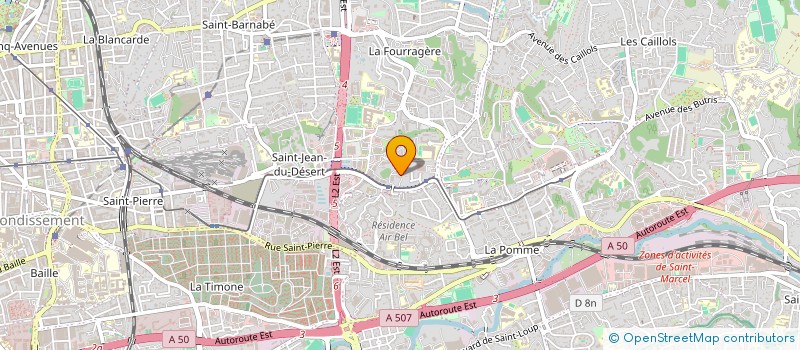 localisation de l'entreprise INDIVISION GRUGNARDI-QUERAT  MARSEILLE