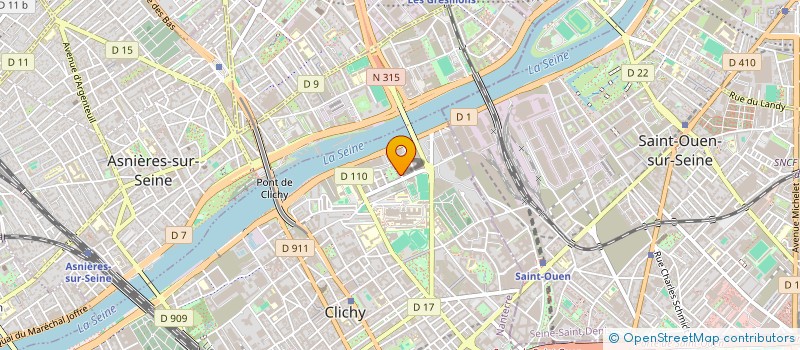localisation de l'entreprise INDIVISION GU / COGNAT à CLICHY